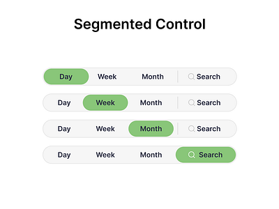 Autopath App Segmented controls