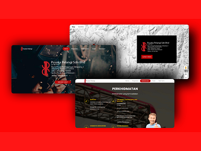 Pusaka Pelangi ui design website