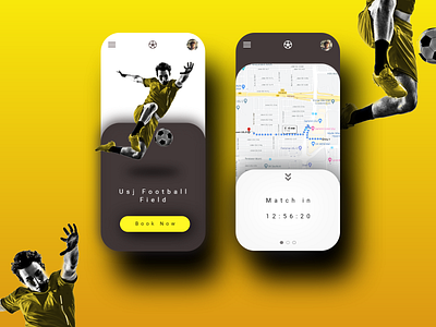 Footbook Mobile App UI football mobile uidesign
