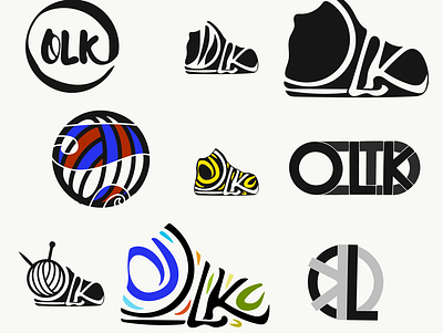 OLK illustration logo vector