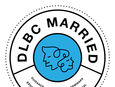 Logo for DLBC Married Couple branding church community design facebook group graphic design illustration logo vector