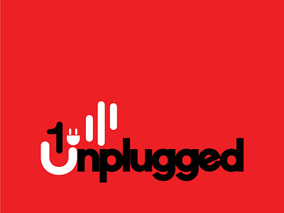 Unplugged Logo Design – Red version