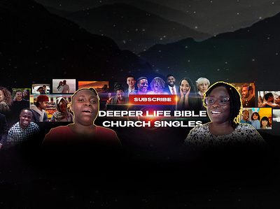 YouTube Channel Art (DLBC Singles) branding design graphic design