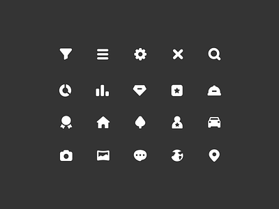 New icon set design finance app fortune city icon iconography ui design