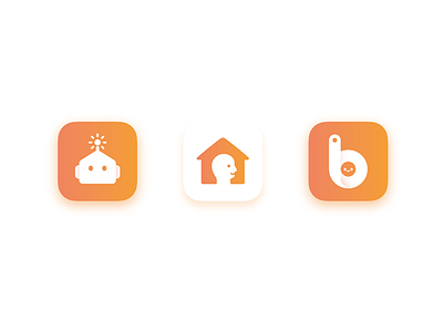 Smart home icons ai app app icon home device icon mobile app robot smart home