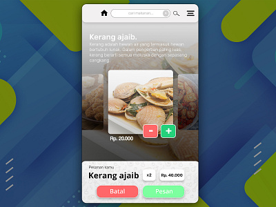 Food Order android app design checkout food and drink food delivery app ios mockup ui uiux