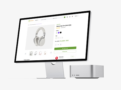 E-Commerce Product Details Page design ui ux