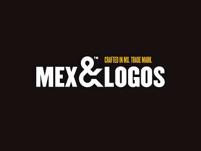 Mex&Logos ampersand branding identity logo logotype mexa mexican mexico