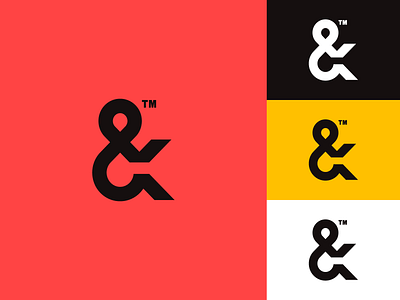 & ampersand branding identity logo logotype