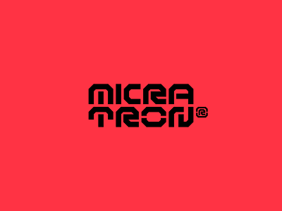 MICRATRON® branding identity lines logo logotype type