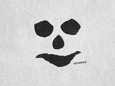 CA bieber black crimson death face skull white
