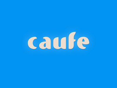 CAUFE logo mark type wip