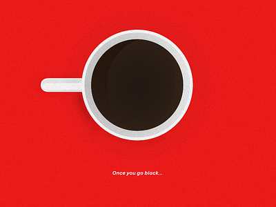 You'll never go back coffee cup flat red roast shadow