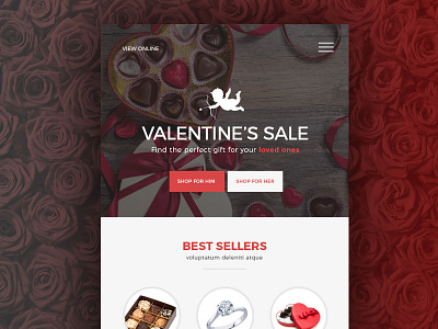 Valentine Email Template campaign email html love mailchimp modern newsletter responsive valentine
