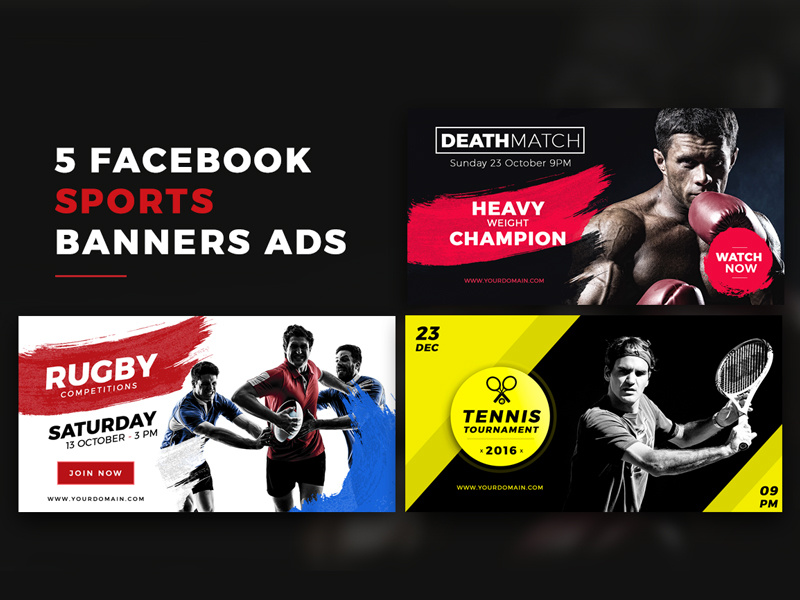 facebook sports banners by