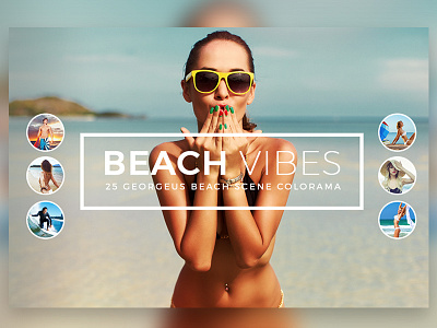 Beach Vibes Photoshop Actions actions beach color download fashion model photoshop presets sunsets