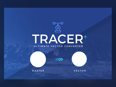 Tracer Plus - Image to Vector actions addons auto converter generator image to vector path photoshop plugins shape trace vector