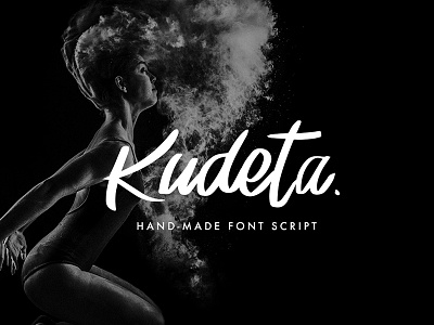 Kudeta - Handmade Font Script branding brush caligraphy font fonts hand handwritting lettering text typography