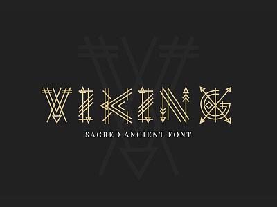 Paraoh - Sacred Font ancient calligraphy font fonts lettering native type typography viking webfont