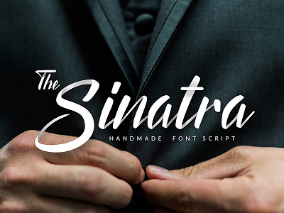 The Sinatra - Handmade Font brush caliigraphy font lettering ligature retro sharpie