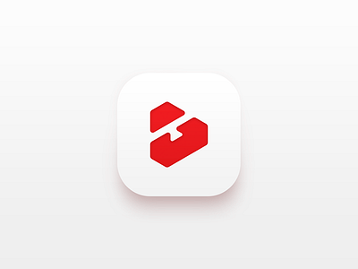 Tamash iOS app icon app arrow icon ios logo mobile play red ui video