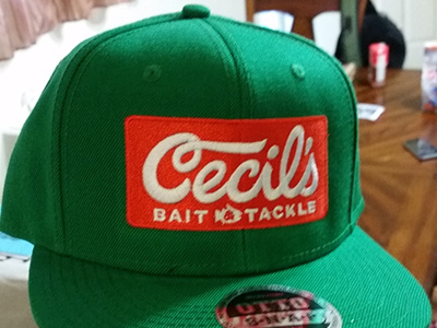 Cecil's Bait and Tackle apparel cantbuythisinstores logo