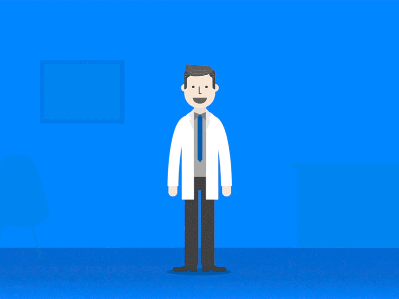 Doc. animation care doctor emergency gif illustration medical vector