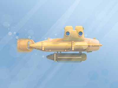 submarine cousteau jacques submarine yellow