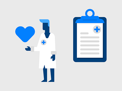 Doctor character cure design doctor flat health hospital icon illustration man medicine person