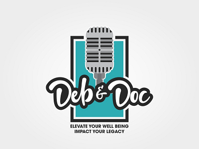 deb & doc - hatchwise design logo typography vector