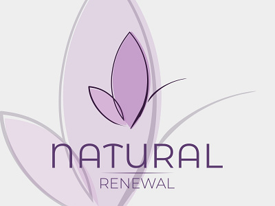 NATURAL RENEWAL - hatchwise branding design illustration logo vector