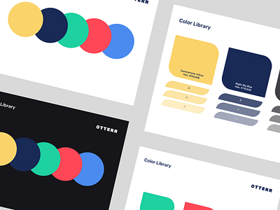 Otterr – Color Library branding color design flat minimal ui ux