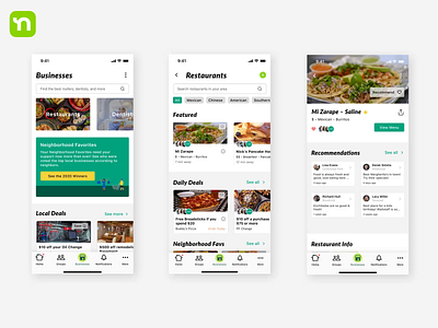 Nextdoor Businesses Animation after effects animation app design product ui ux