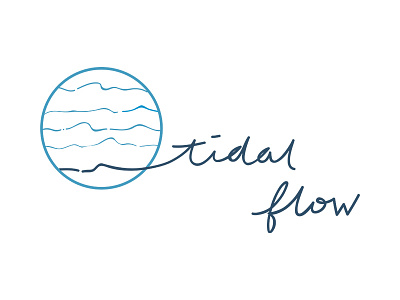 Tidal Flow Yoga & Wellness branding graphic design identity logo yoga