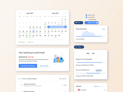 Flights component library