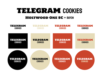 Telegram Cookies (Holtwood One SC) branding cookie cookies