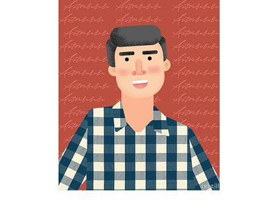 Flat Design Character