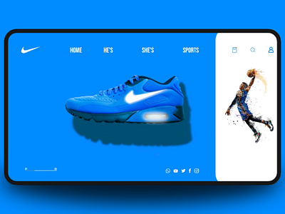 Nike Web UI Inspiration graphicdesign nikewebuiinspiration uidesign uiuxdesign