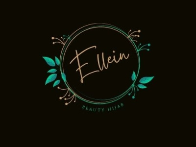 ELLEIN BEAUTY HIJAB beauty beauty hijab beauty logo branding design logo logoconcept logofolio logoinspirations logos logotype
