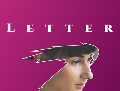 Portrait Letter design graphic design letter logo photoshop portrait