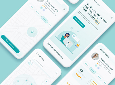 SmartDoc Responsive Web App app design ui ux