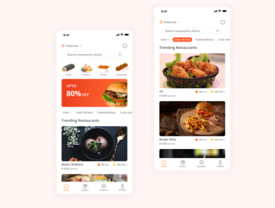 Food Delivery App by Ankita Behera on Dribbble