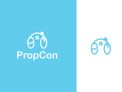 Logo Design for Property Business Company - 'PropCon' business logo logo design property logo