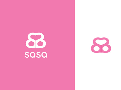 Logo design for 'sasa'. beauty logo logodesign minimalist logo modern logo