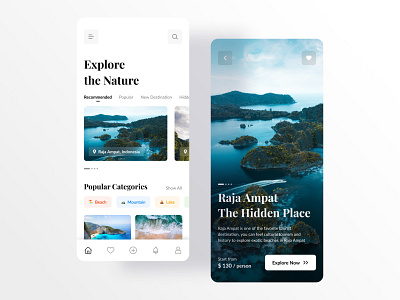 Travel app mobile app mobile app design nature travel travel app travel app design ui ux ui design ui trend ui ux