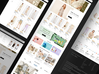 Shop Page for The Shonet beauty branding commerce desktop design ecommerce fashion fashion brand shopping app skincare ui ux ui design