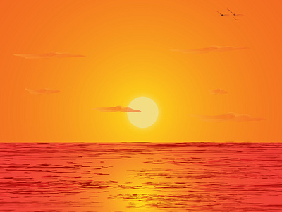 Sunset Speed Art