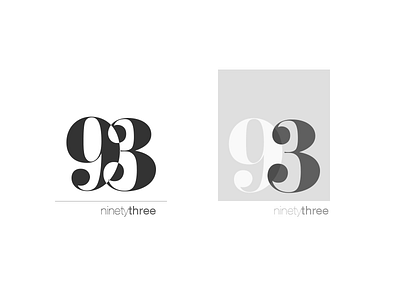 ninetythree logo agency blog design logo project