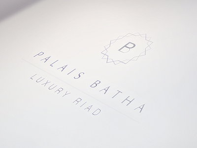 Palais Batha - Identity presentation batha flat identity logo new palais presentation