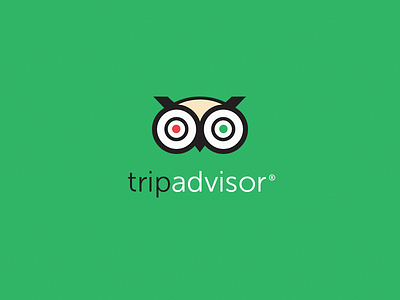 Tripadvisor redesign brand flat logo minimalist new redesign simple tripadvisor